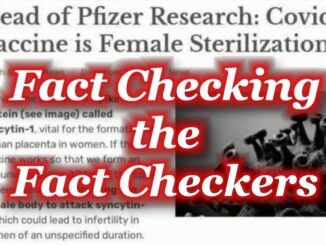 Fact Checkers: YES, Pfizer Vaccine Has Infertility Potential