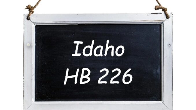 Idaho HB 226 – Preschool Development Grant