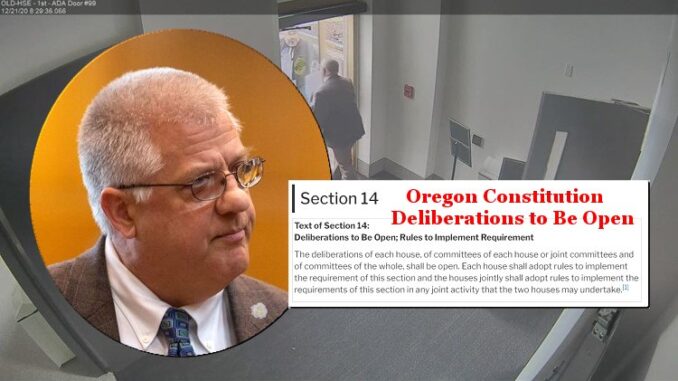 First Sitting Lawmaker To Be Expelled in Oregon