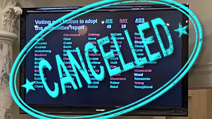 Cancel Culture is Alive and Well in Our State House