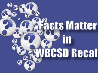 Facts Matter in WBCSD Recall